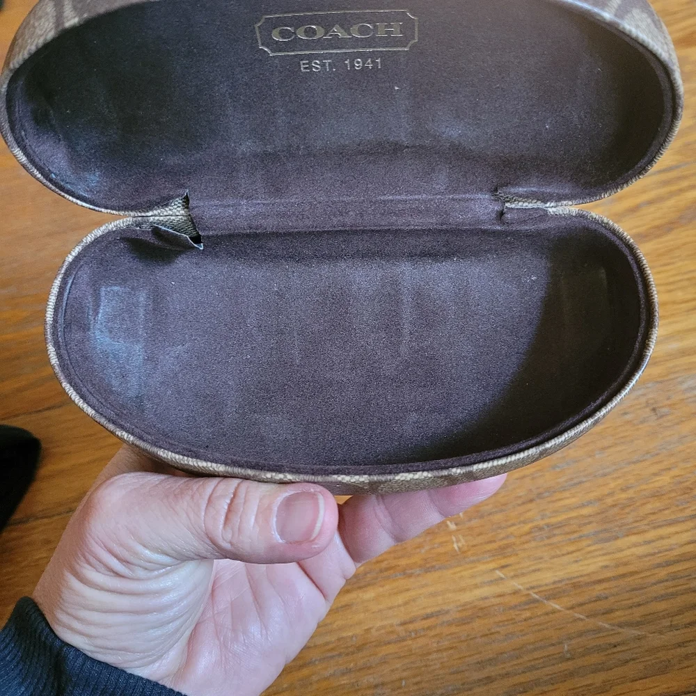 Coach eyeglass / sunglasses case